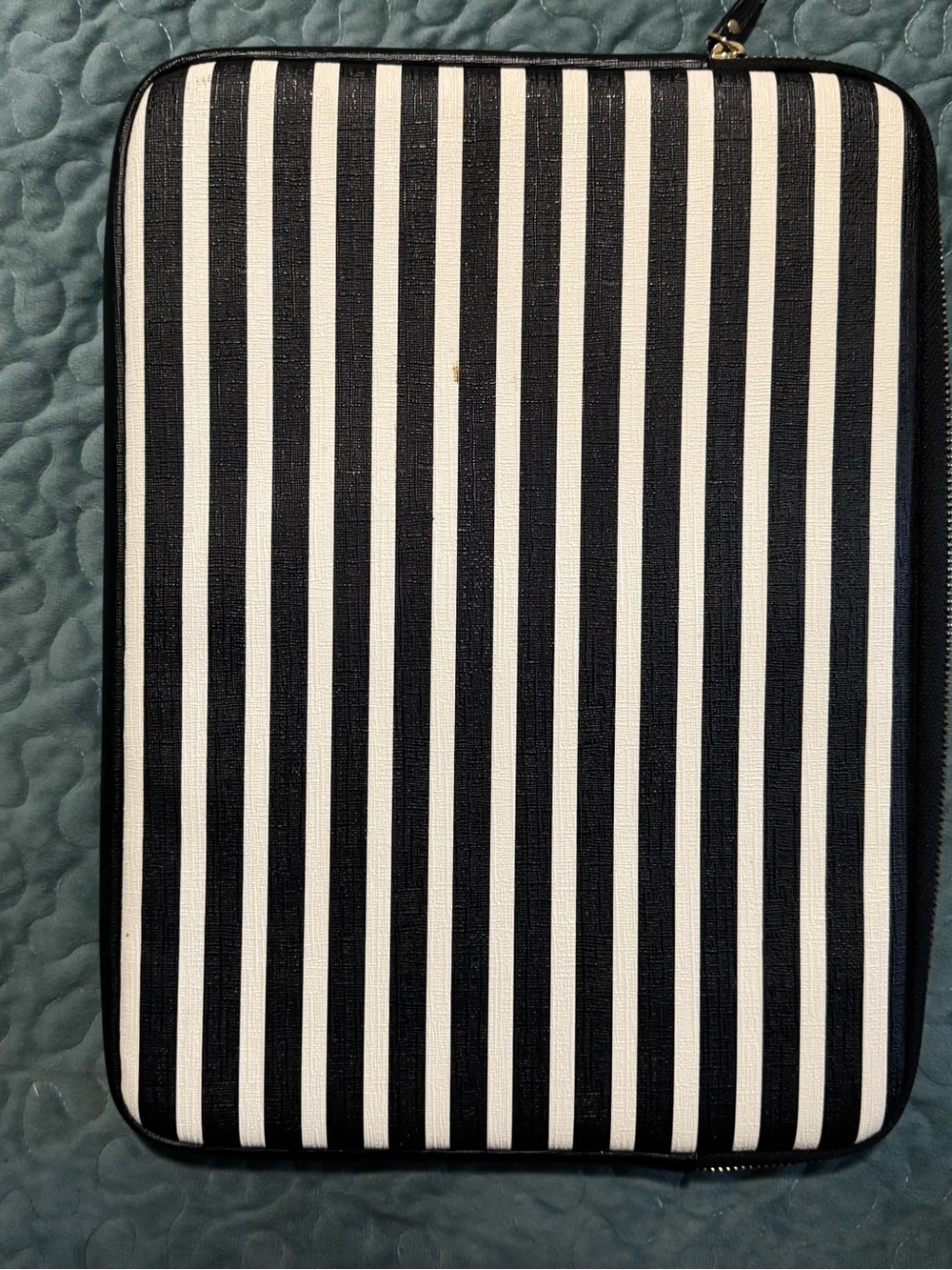 kate spade Black and White Striped Tablet Sleeve - Picture 5 of 6